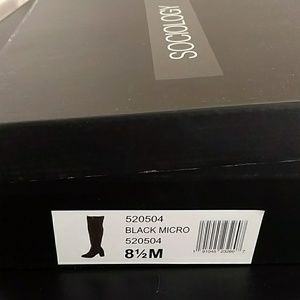 Knee high black boots